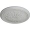 Ekena Millwork Luton Ceiling Medallion (Fits Canopies up to 1 1/8"), Hand-Painted Frost, 15 3/4"OD x 5/8"P CM16LUFRF - alternate 4